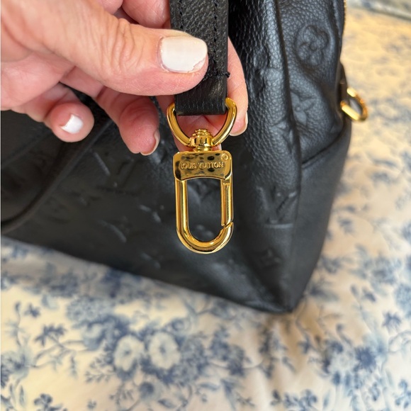 LOUIS VUITTON PONTHIEU PM BLACK HANDBAG - Picture 7 of 12